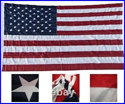 10x15 Embroidered Sewn U. S. USA American 50 Star Premium Nylon Flag 10'x15' 240D