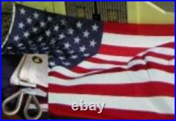 10x19 Embroidered Sewn USA American 600D Nylon Flag 10'x19