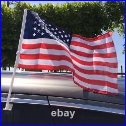120 Pack American US Patriotic Car Window Clip USA Flags 18x12 Auto flag