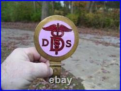 1950s Antique Auto Dentist license Plate topper Vintage Chevy Ford Hot rat Rod