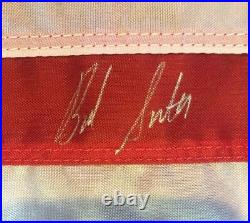 1980 USA Olympic Hockey Miracle Full team signed American Flag 20 auto JSA Suter