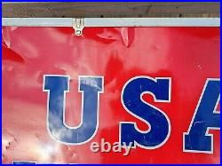 1984 OLYMPIC HOCKEY TEAM Foot Locker USA Limited Edition AMERICAN FLAG WithKey #34