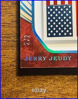 2/2 Jerry Jeudy 2020 Panini Immaculate Helmet American Flag USA Ssp Rookie Rc #3