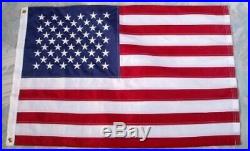 2'x3' ft, American Flag US USA EMBROIDERED Stars, Sewn Stripes, Brass Grommets