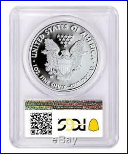 2020-W Silver American Eagle PCGS PR70 DCAM FS 1 oz SIlver USA Flag Label Coin