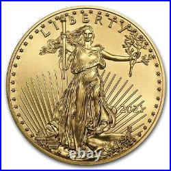 2021 American Gold Eagle PCGS MS70 FS In US Flag Holder USA Made PRE-SALE Coin