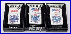 25 x Zippo Lighter Reseller Lot Patriot USA American Freedom Eagle Flag Mint Box