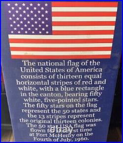 30' Foot In Ground Sectional Aluminium Pole Set 3'X5' USA Polyester Printed Flag