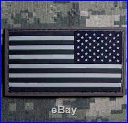 3d Pvc USA Us United States American Flag Tactical Isaf Acu Light Reverse Patch