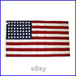 3x5 ft 48 Star American US FLAG 1912-1959 Sewn Applique Stars NYLON Made in USA