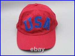 (4) Ralph Lauren Polo Sport USA American Flag Hats RN 41381 One Size