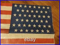 45 Star American Parade Flag 1896-1908 Utah Cheesecloth Patriotic Old Glory USA