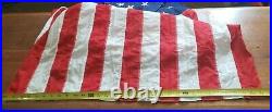 49 Star American Flag 33x56 Made in USA Flag Outfit With Pole NOS