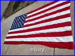#5 Valley Forge Best Cotton 50 Star 5' x 9' Cotton Sewn American Flag Made USA