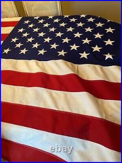 5x8' United States Flag American Flag and Banner Co. Cotton Bunting Large Flag