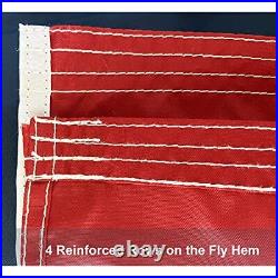 8x12 American Flag Large US Flags Made in USA Heavy Duty Embroidered Stars Sewn