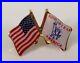 AMERICAN FLAG With GOD BLESS AMERICA LIBERTY Friendship Flag Lapel Pin MADE IN USA