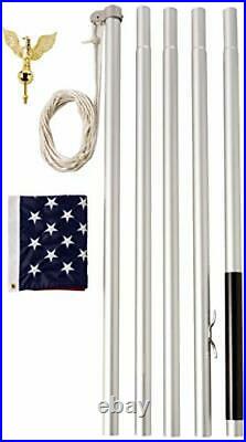 American American 100% Made in The USA US Flag US Flag, 20-Feet