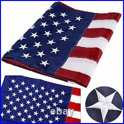 American Flag 10x15 FT USA Outdoor Brass Grommets Foot Heavy duty 10 by 15 foot