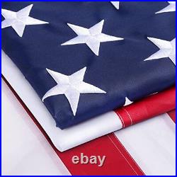 American Flag 10x15, USA Flags for Outdoor Indoor, 300D Heavy Duty Durable, D