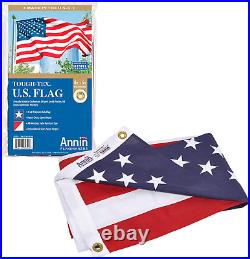 American Flag 4X6 Ft. Tough-Tex the Strongest, Longest Lasting Flag by, 100% Ma