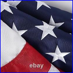 American Flag 5x8 Ft Made in USA TearProof Series for Outside, 5 by 8 foot