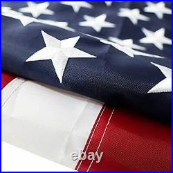 American Flag 8x12 FT USA Outdoor Brass Grommets Foot Heavy duty 8 by 12 foot