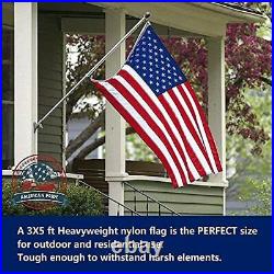 American Flag 8x12 FT USA Outdoor Brass Grommets Foot Heavy duty 8 by 12 foot