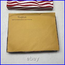American Flag Flown Over USA Capitol July 4 1980 Nancy Kassebaum Certificate