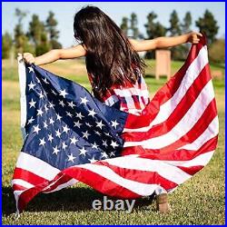 American Flag For Outside 100% In USA Most Durable, Heavy Duty, Luxury 10x15 FT