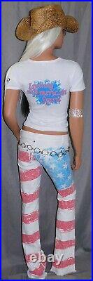 American Flag Jeans Proud MADE IN USA LA Cali- was$275 HARLEY DAVIDSON RIDE JEAN