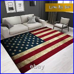 American Flag Rug, United States Flag Rug, America Flag Rug, Usa Flag Rug, Area Rug
