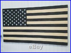American Flag Theme Wooden Wall Mount Art Decor USA Patriotic Decoration Mural