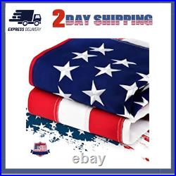 American Flag Us Flags Outdoor Made In USA High Wind Heavy Duty Outside 3x5