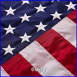 American Flags for Outside 10x15 Made in USA USA Flag, Outdoor Heavy Duty Amer