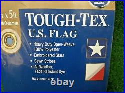 American Tough Tex Flag 3ft x 5ft Polyester By Annin