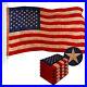 American US USA Tea Stained Flag 5x8FT 5-Pack Embroidered Polyester