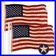 American US USA Tea Stained Flag 6x10FT 2-Pack Embroidered Polyester