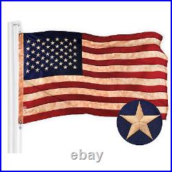 American USA TeaStained & Bennington TeaStained Flag 6x10 Ft Both Emb 420D Poly