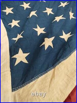 Amezing Antique usa American flag 48 stars