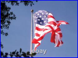 Annin, Flagzone, or Flagplace Sewn Nylon US Flag USA MADE Sizes 2'x3' 8'x12