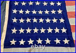 Antique 38 Stars American Flag Colorado 1877-1890 United States USA
