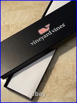 Authentic Vineyard Vines 100% Pure Silk Men Neck Tie Made in USA Flag in box