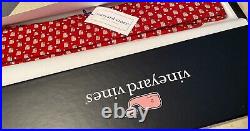 Authentic Vineyard Vines 100% Pure Silk Men Neck Tie Made in USA Flag in box