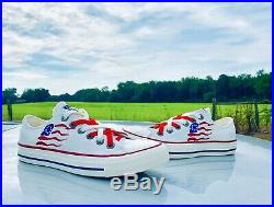 Betsy Ross American Flag Converse All Star Chucks USA Edition All Sizes