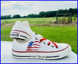 Betsy Ross American Flag Converse All Star Chucks USA Edition All Sizes