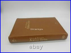 Biblia De Estudio Arco Iris Reina Valera 1960 Piel Fabricada Con Indice Cierre