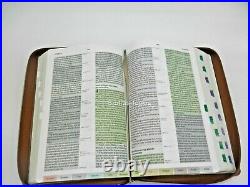 Biblia De Estudio Arco Iris Reina Valera 1960 Piel Fabricada Con Indice Cierre
