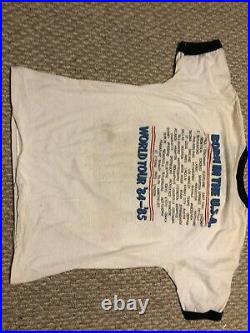 Bruce Springsteen E Street Band Born in the USA concert tour shirt vintage 84-85