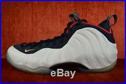CLEAN Nike Air Foamposite One PRM USA Obsidian Olympic 575420-400 Size 11